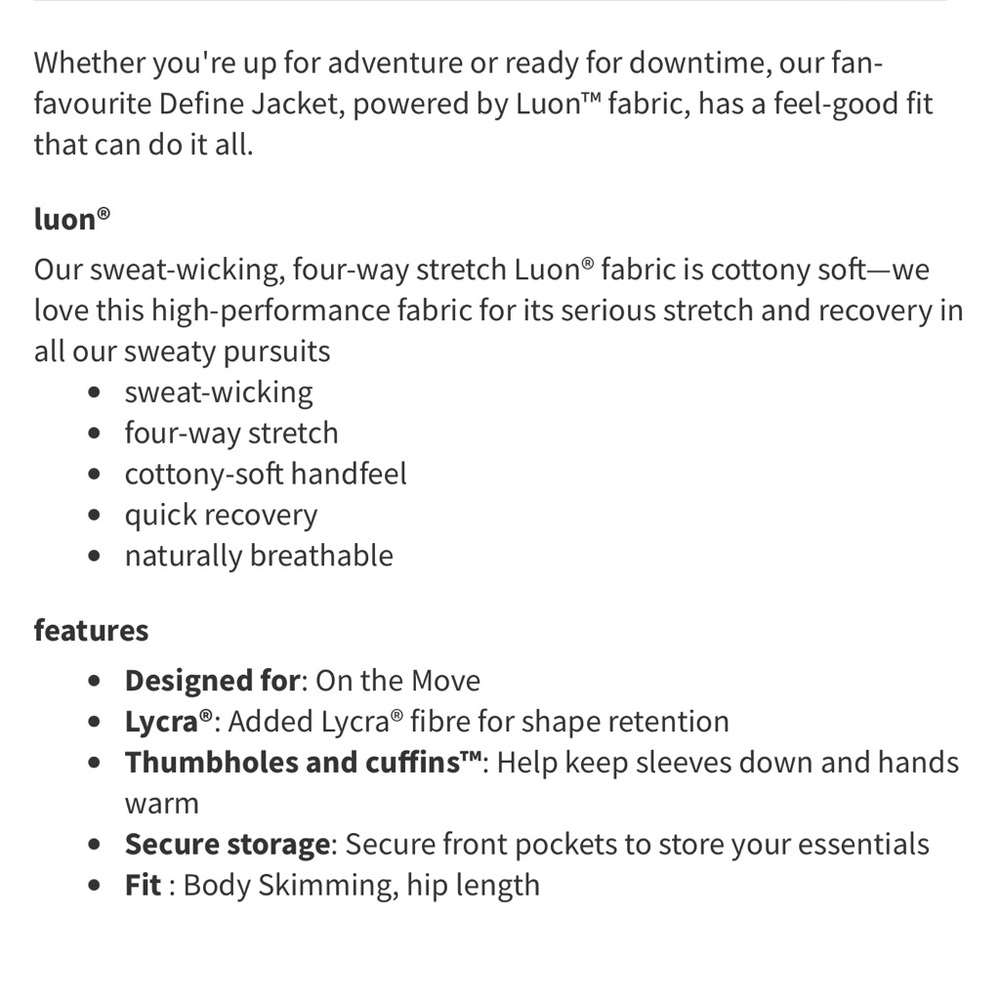 Lululemon Define Jacket Luon Raspberry Cream Size 8 - Picture 15 of 15